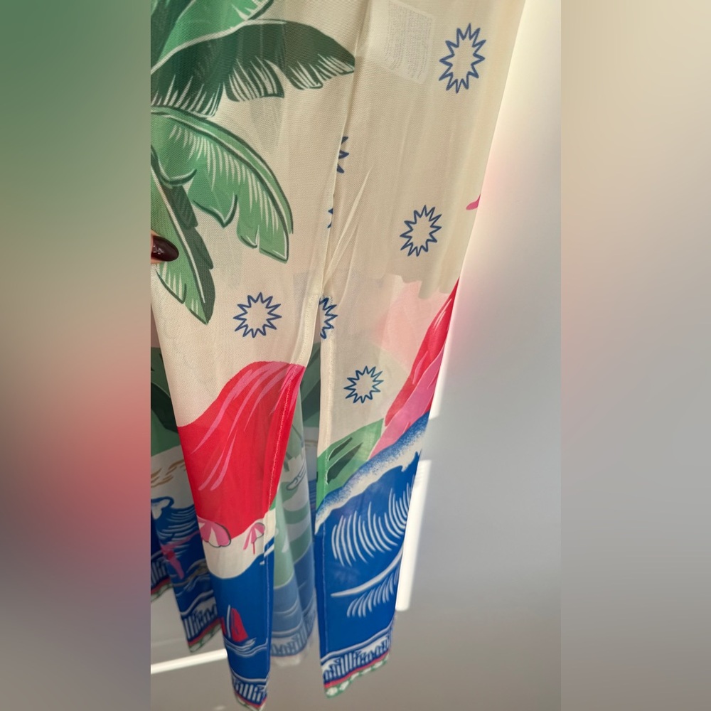 🆕 FARM Rio Tropical Print Midi Dress 👗 🌴 🌺 - Picture 10 of 11